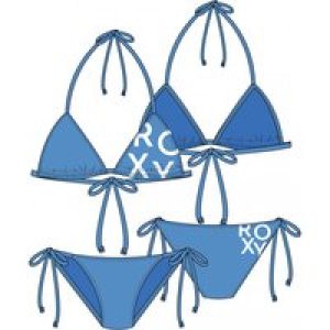 Roxy - Women's SD BD CL Tiki Tri Reg TS Set - Bikini Gr XL blau