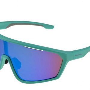 Gamswild Monoscheibensonnenbrille WS5838 Sonnenbrille Skibrille Fahrradbrille Damen Herren Unisex TR90 tolles Design, grün, blau, weiß