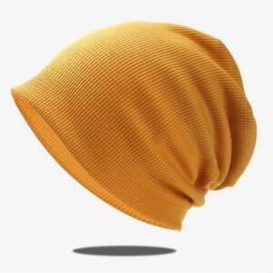 OUIN Strickmütze Unisex Solide Farbe gestrickt Brimless Wollmütze, warm gestrickt Hut