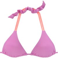 VENICE BEACH Triangel-Bikini-Top Damen lila Gr.40 Cup A/B