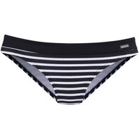 VENICE BEACH Bikini-Hose Damen schwarz-weiß gestreift Gr.44