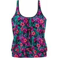 VENICE BEACH Oversize-Tankini-Top Damen marine bedruckt Gr.36