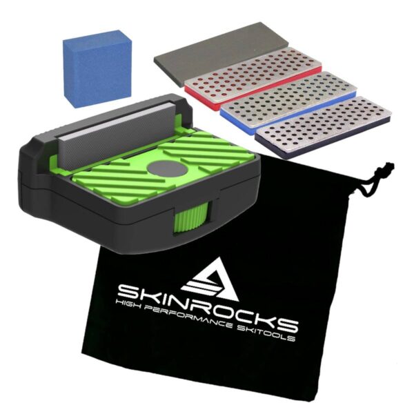 SkinRocks Elite X EDGE Kantenschleifer Ski Snowboard Profi Edger Set 85°-90° - Image 2