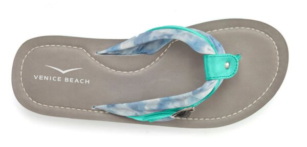 Venice Beach Badezehentrenner Sandale, Pantolette, Badeschuh, Flip Flop mit modischem Print VEGAN - Image 5