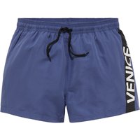 Venice Beach Badeshorts Blau Unifarben für Herren - 2XL