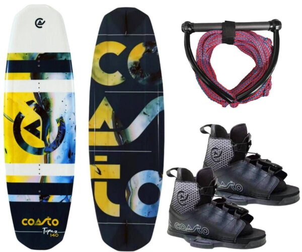 COASTO Topaz 140 Package Wakeboard Flex Hantel mit Bindung 39-46 - Image 2