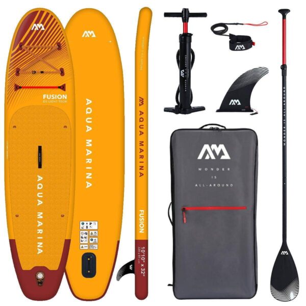 AQUA MARINA FUSION iSUP Board Set aufblasbar Stand Up Paddle Surfboard 330cm - Image 2