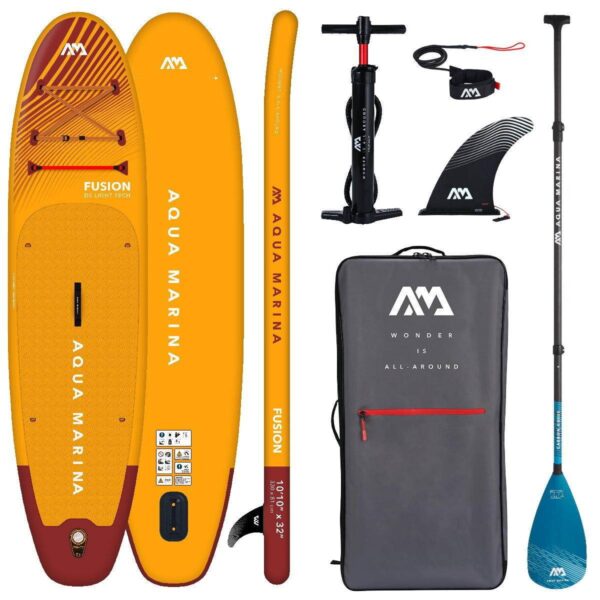 AQUA MARINA FUSION iSUP Board Set aufblasbar Stand Up Paddle 330cm Carbon Gui... - Image 2