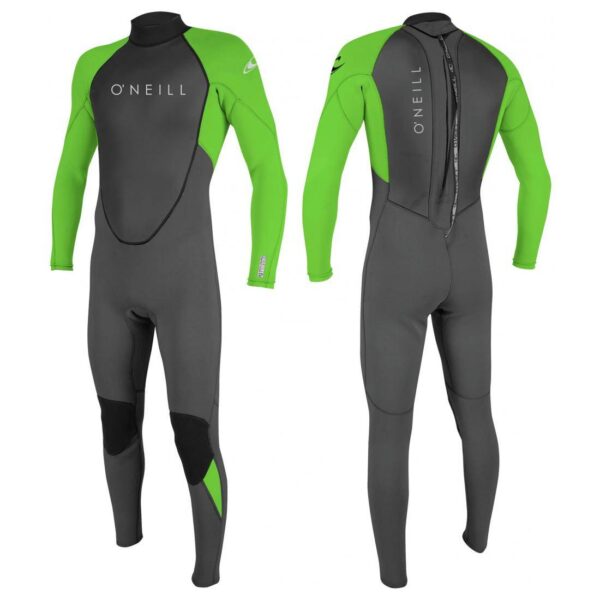 O'NEILL REACTOR-2 3/2 Back Zip Herren FullSuit Spring Neoprenanzug Wetsuit Da... - Image 2