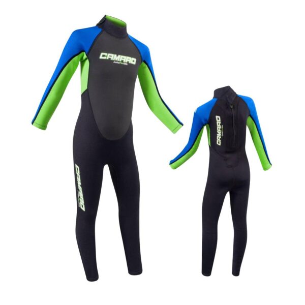 CAMARO Junior´s Flex Overall REVO 3/2mm Fullsuit Kinder Neoprenanzug Schwimma... - Image 2