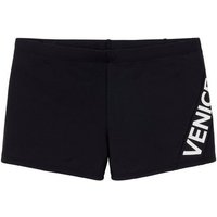 Venice Beach Boxer-Badehose mit Logo-Schriftzug