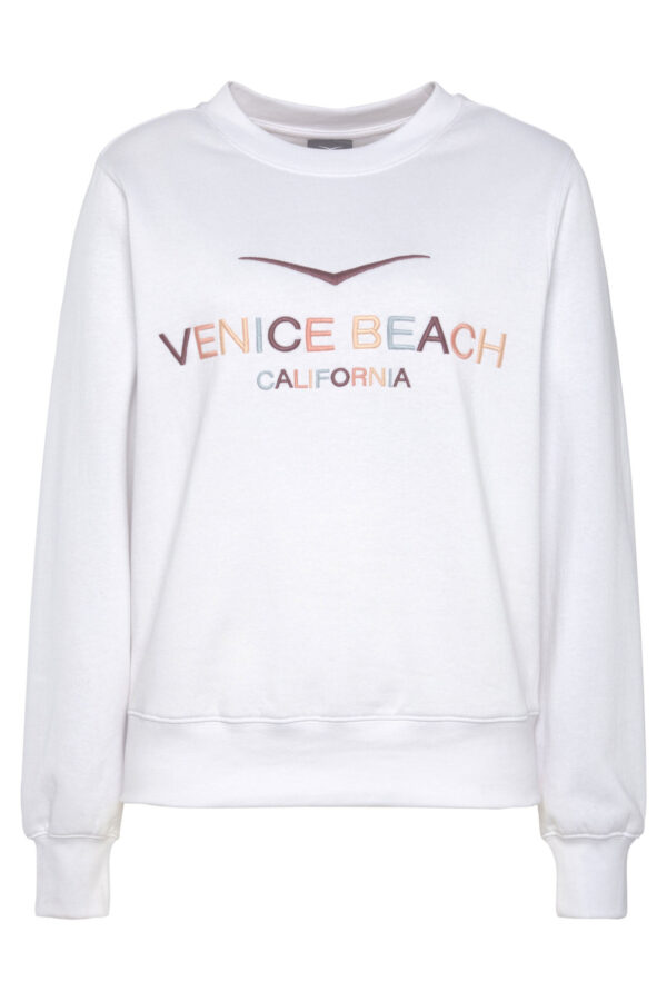 Venice Beach Sweatshirt Weiß Regular Fit für Damen - 32/34 - Image 2