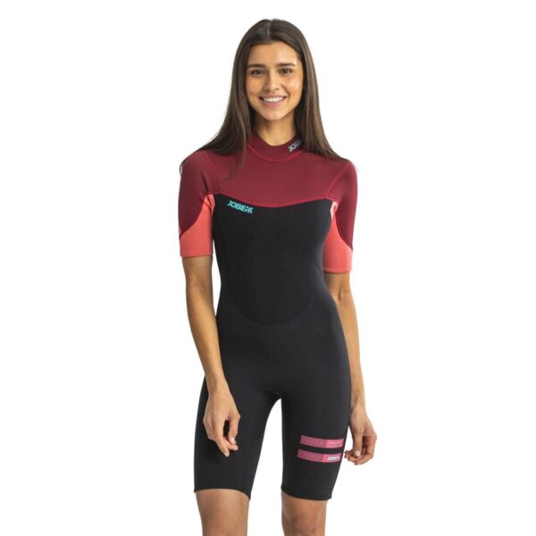 Jobe Sofia Shorty 3/2mm Wetsuit Damen HOT PINK Neoprenanzug Kiten Surfen - Image 2