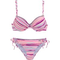 VENICE BEACH Bügel-Bikini Damen lachs-bedruckt Gr.38 Cup B