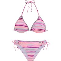 VENICE BEACH Triangel-Bikini Damen lachs-bedruckt Gr.32 Cup A/B