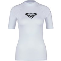 Roxy - Women's Whole Hearted S/S - Lycra Gr S weiß/grau