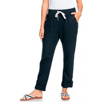 Roxy - Women's On The Seashore Linen Cargo Trousers - Freizeithose Gr S blau