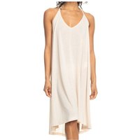 Roxy - Women's Sun Reflection Jersey Dress - Kleid Gr L weiß/beige