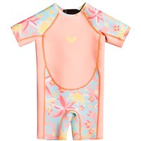 Roxy - Toddler's 1.5 Swell Series Backzip S/S - Neoprenanzug Gr 3 Years rosa