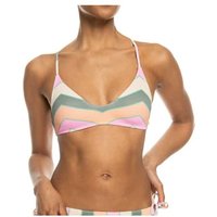 Roxy Vista Stripe Strappy Bra Damen (Rosa L ) Wassersport