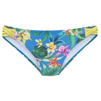 Venice Beach Bikini-Hose Hanni mit tropischem Print und gelben Details