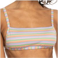 Roxy - Women's Wavy Stripe Bralette - Bikini-Top Gr XXL bunt