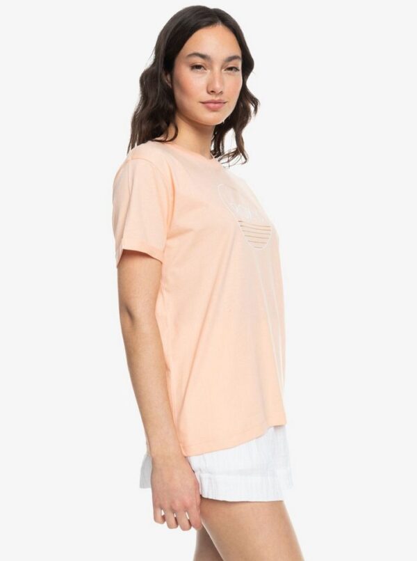 Roxy T-Shirt ROXY T-Shirt Noon Ocean Peach Parfait - Image 4