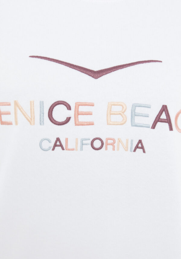 Venice Beach Sweatshirt, mit großer Logostickerei, sportlich-casual - Image 3