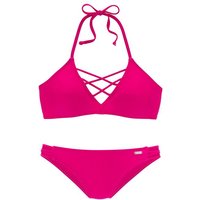 VENICE BEACH Triangel-Bikini Damen beere Gr.40 Cup C/D