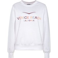 Venice Beach Sweatshirt mit großer Logostickerei