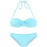 VENICE BEACH Bügel-Bandeau-Bikini Damen aqua Gr.42 Cup C