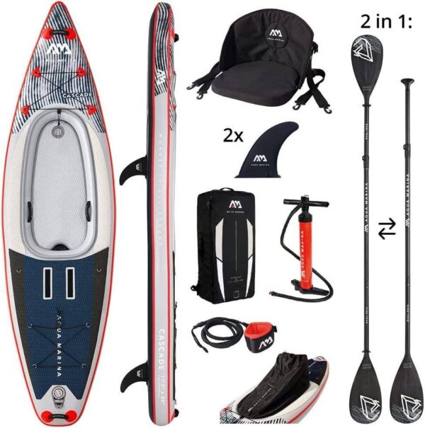 Aqua Marina Cascade 112 SUP-Kajak 2 in 1 a Kajak Fahren und Stand Up Paddli... - Image 2