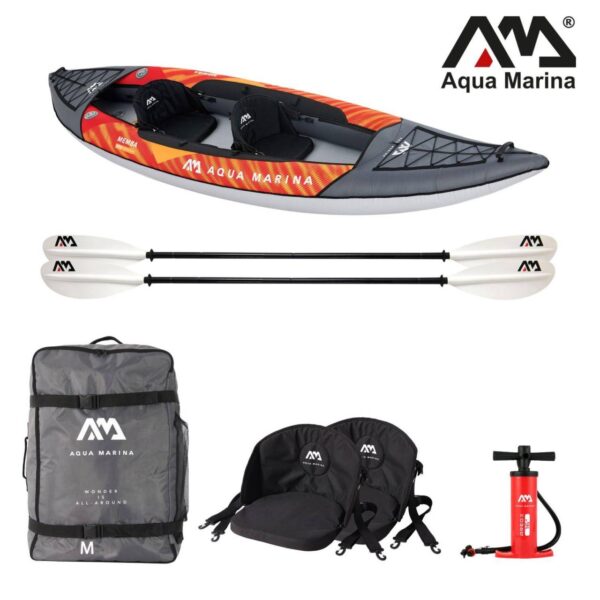 Aqua Marina Memba 390 Touring Kayak 2 Personen aufblasbares Kajak Kanu Boot - Image 2