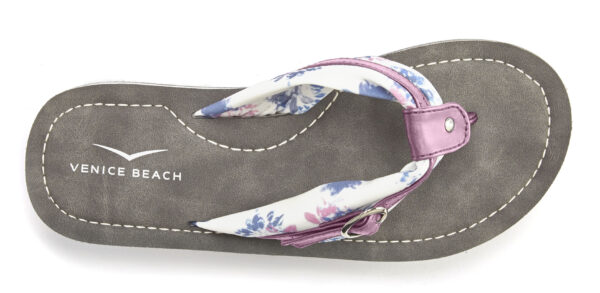 Venice Beach Badezehentrenner, Flip Flop mit modischem Print VEGAN - Image 2