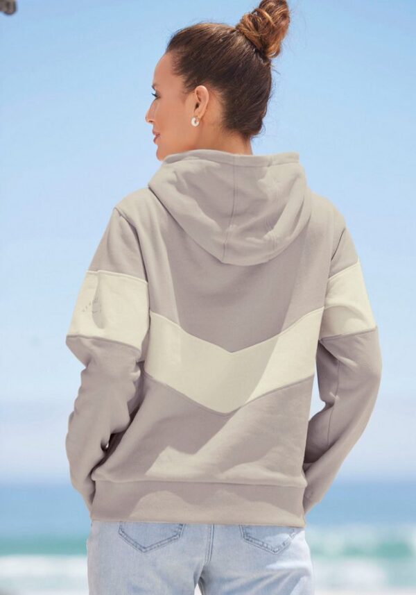 Venice Beach Kapuzensweatshirt mit Colorblock-Optik, sportlicher Hoodie - Image 4