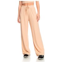 Roxy - Women's Rise & Vibe Rib Wide Leg Pants - Freizeithose Gr S beige