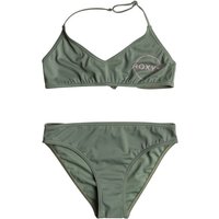 Roxy - Kid's Basic Active Tri Bra Set - Bikini Gr 10 Years;14 Years;16 Years;6 Years;8 Years oliv