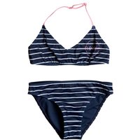 Roxy - Kid's Bico Basic Stripe Tri Bra Set - Bikini Gr 10 Years;12 Years;14 Years;16 Years;6 Years;8 Years blau