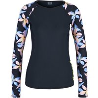 Roxy - Women's Active L/S Lycra Printed 2 - Lycra Gr L blau