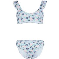 Roxy - Kid's Dreamer Ruffle Bralette Set - Bikini Gr 10 Years;12 Years;14 Years;16 Years;6 Years;8 Years blau;grau