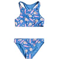 Roxy - Kid's Lorem Crop Top Set - Bikini Gr 3 Years blau