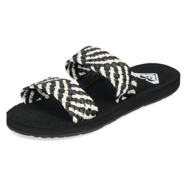 Roxy Roxy Porto Slide II Black/White Slipper - Image 2