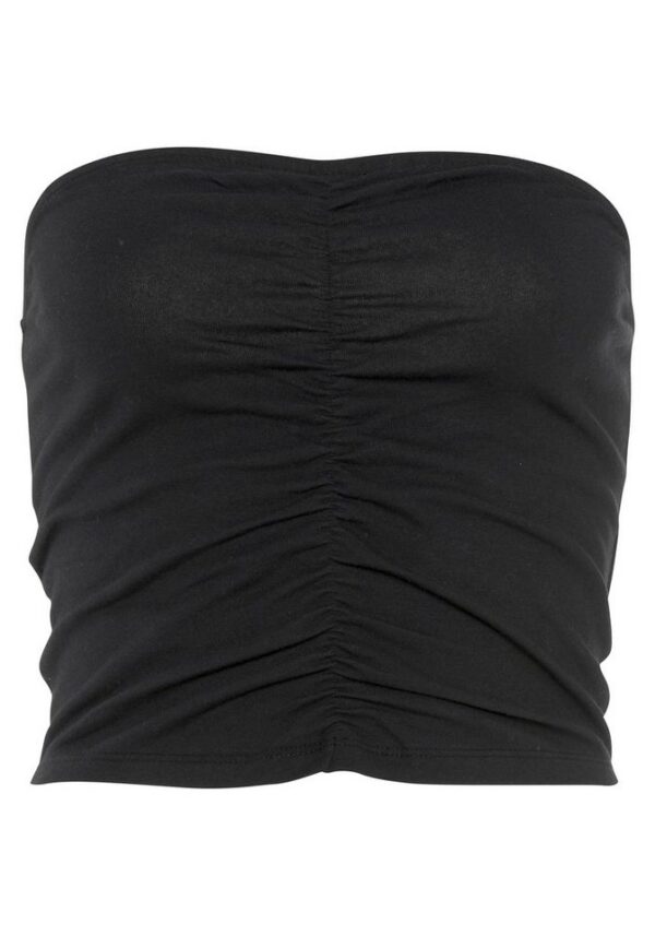 sportliches Crop-Top aus elastischer Baumwolle