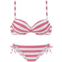 VENICE BEACH Bügel-Bikini Damen rosa-weiß Gr.36 Cup F