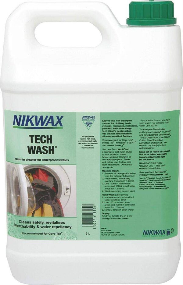 Nikwax Tech Wash Waschmittel für Funktionskleidung 5l - Image 2