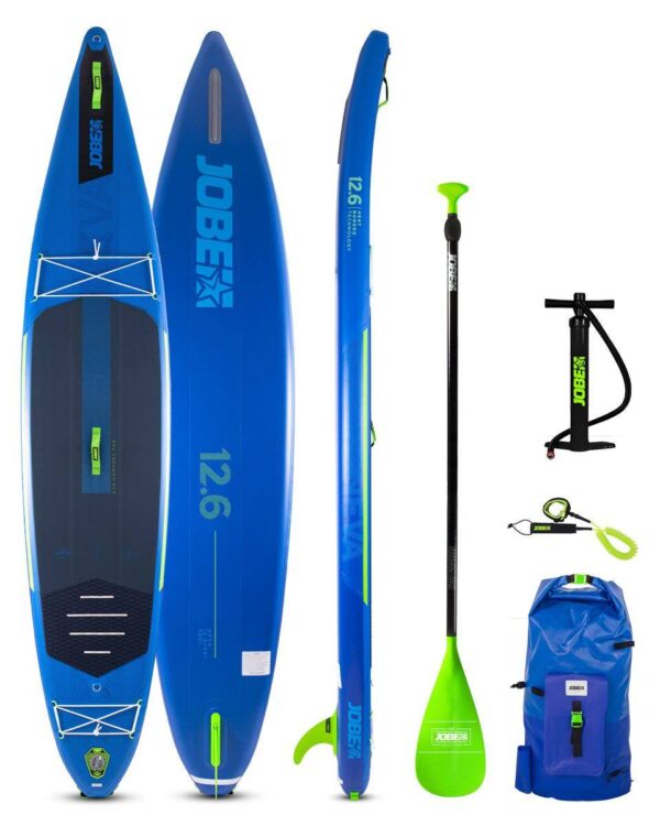 Jobe Neva 12.6 Inflatable Paddle Board Package Stand Up Paddle Board Surfboard - Image 2