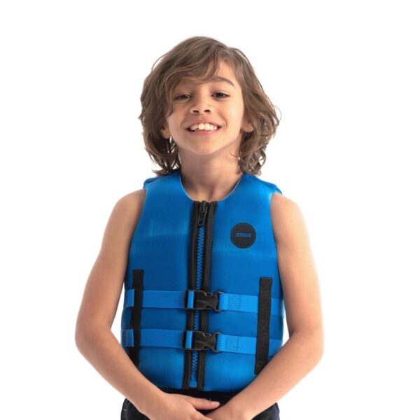 JOBE Neopren Vest Kids Neo Vest Kinder Schwimmweste Neoprenwest blue - Image 2