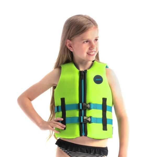 JOBE Neopren Vest Kids Neo Vest Kinder Schwimmweste Neoprenwest green - Image 2