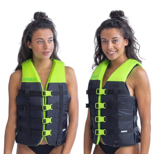 Jobe Dual Vest Nylon Vest Schwimmweste Bootsweste Wasserski Weste green - Image 2