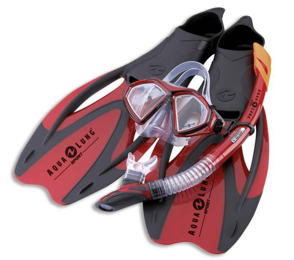 Aqualung Tauchset Proflex X rot Gr. 38-46 Maske